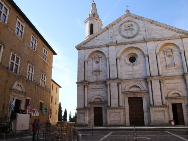 La ciudad del Papa Pio 2° Pienza, la Catedral